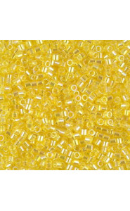 Miyuki delica beads 10/0 - Transparent yellow ab DBM-171